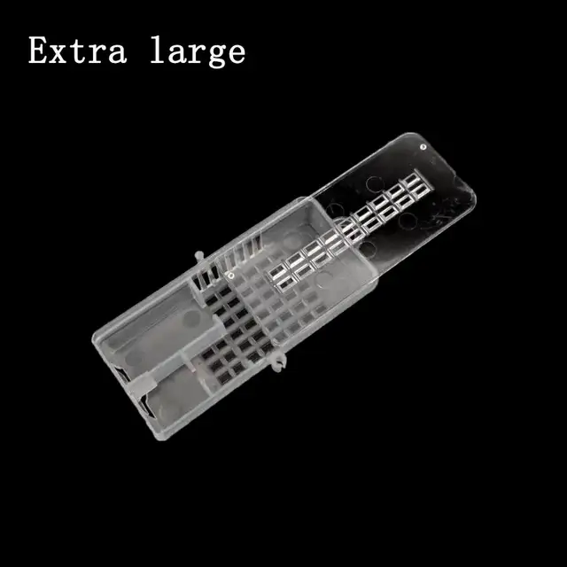 2Db Új Nagy Méretű Méh Szűz Queen Posta Továbbítja A King Box Cage Ketrecben Műanyag Átlátszó Méhészeti Készleteket