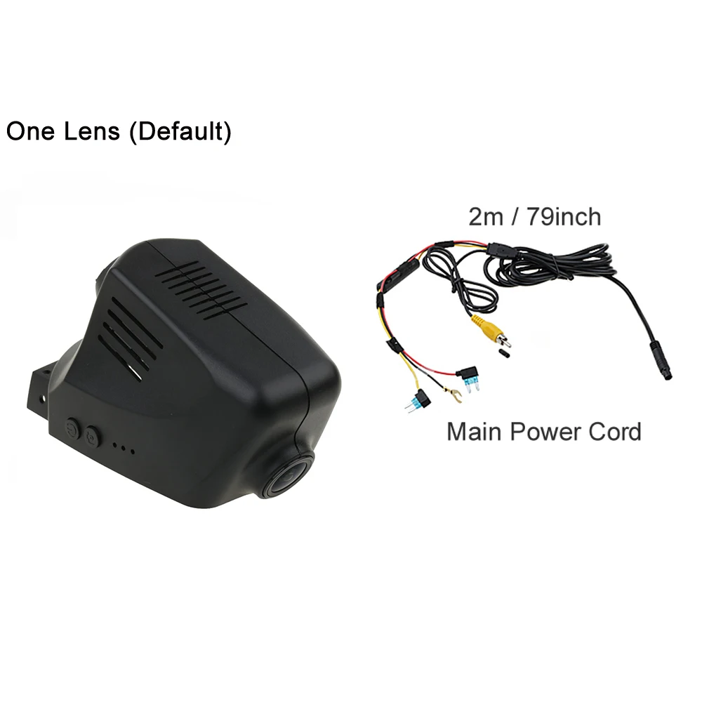 Black Single Camera Автомобильный регистратор DVR видеорегистратор камера Wifi цифровой видеорегистратор для Porsche Panamera Cayenne Macan 970 G1 92A 95B 919 Hybrid - Название цвета: Black Single Camera