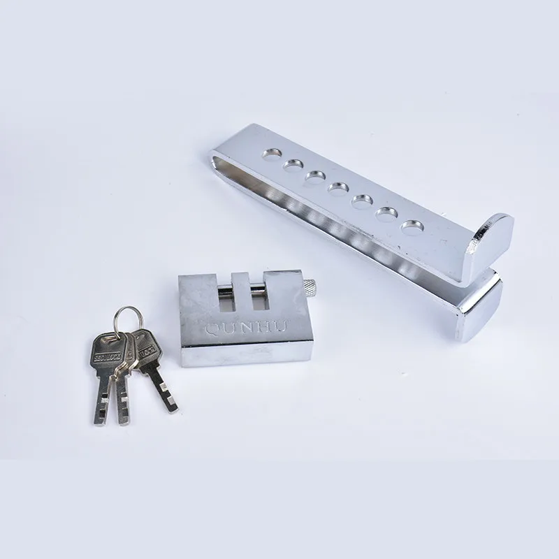 

Car Lock Auto Universal Car Clutch Lock 8 Holes Brake Pedal Lock Security Steel Anti-Theft Tool Throttle Accelerator Pedal Lock