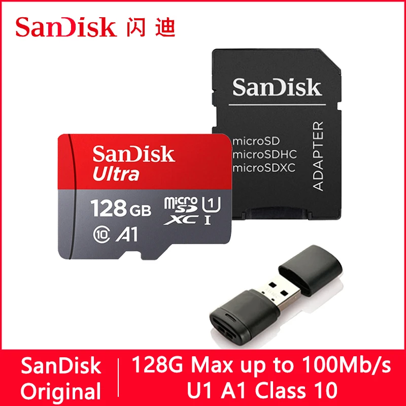 Sandisk Ultra Micro Sd 128gb 32gb 64gb 256gb 16g 400gb Micro Sd Card Sd Tf Flash Card Memory Card 32 64 128 Gb Microsd For Phone Micro Sd Cards Aliexpress