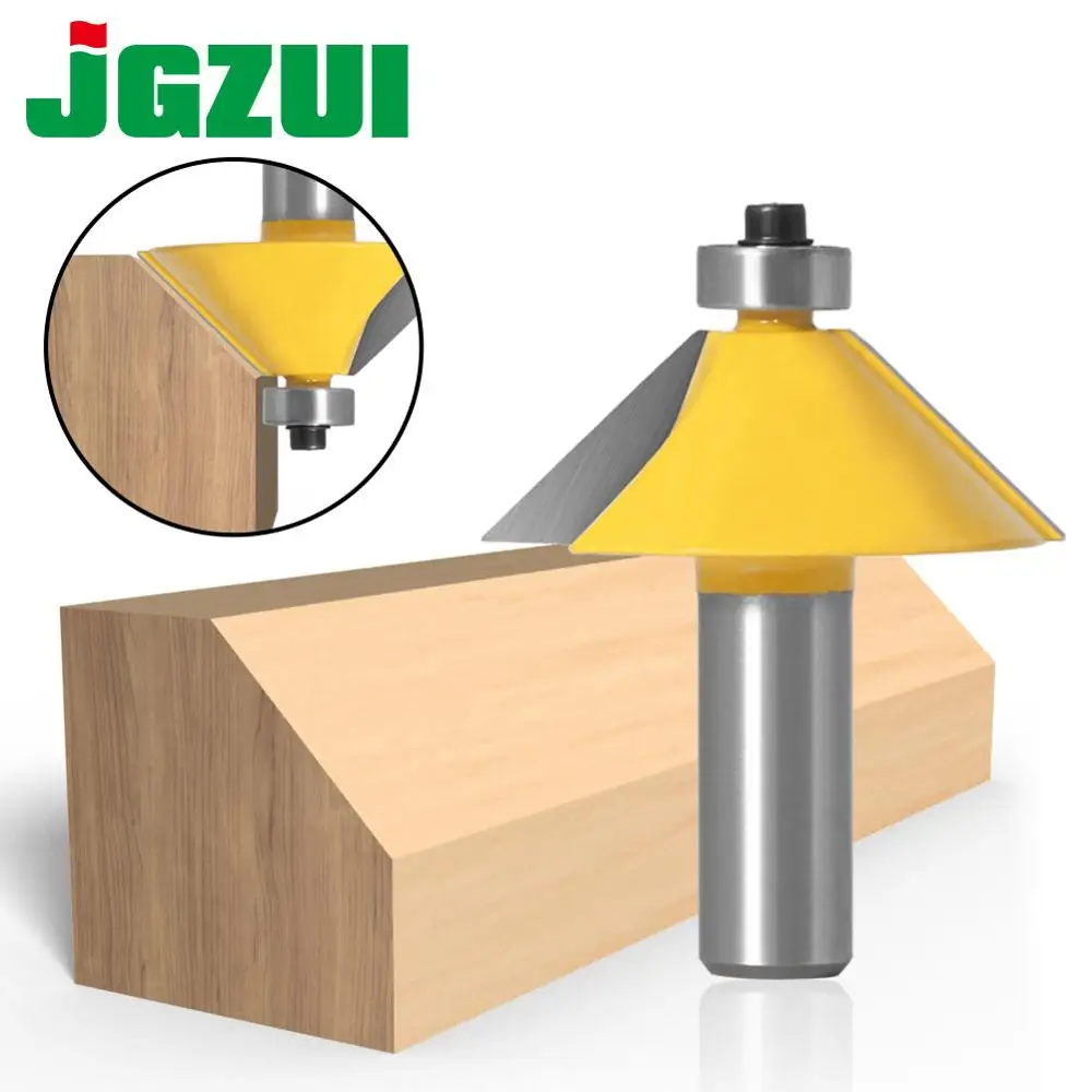 1pc1212mmShankHighQuality45DegreeChamferBevelEdgingRouter