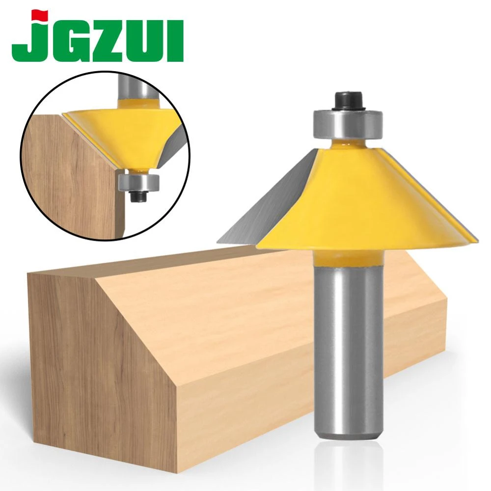 1pc 1/2" 12mm Shank High Quality 45 Degree Chamfer & Bevel Edging