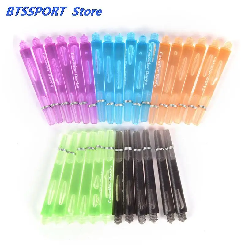 

6pcs with O Ring 2BA Thread 5 Colors Nylon Dart Shafts Dart Accessories 45mm