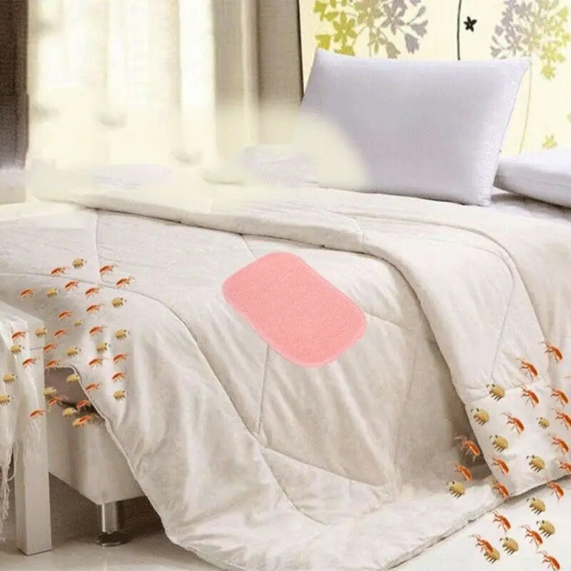 5Pcs Mites Removal Patch Nontoxic Anti Fleas Bed Sticker Pads Healthy Cleaner Anti-mite Dust Adsorption Pad Acaricide Sleep Aid