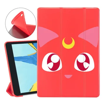 

Cute Anime Cat For iPad Mini 5 Coque iPad Air 1 2 Funda Soft Silicone Back Protective Cover iPad 7th Generation Case Pro 11 2020