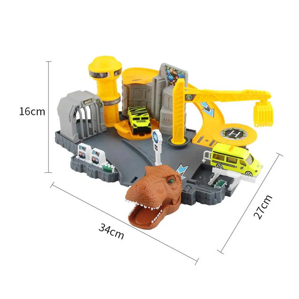 Kuulee DIY Имитация Динозавра модель трейлер детские игрушки(супер объем 60*41*10 см