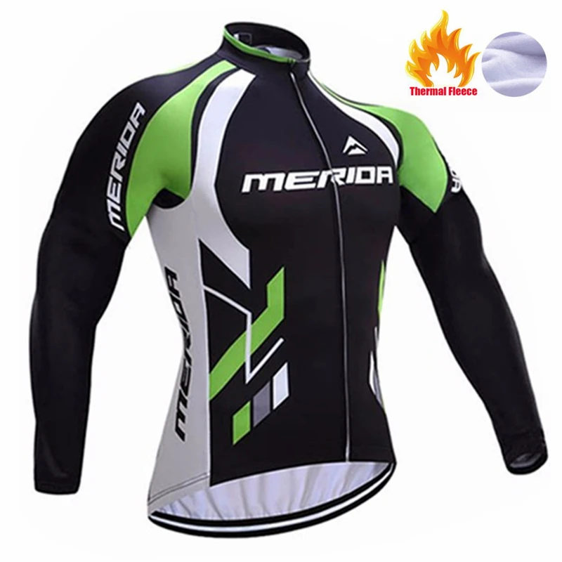 Зимний комплект из теплого флиса для велоспорта Maillot Ropa Ciclismo Invierno MTB велосипедная одежда спортивная одежда - Цвет: Pic Color