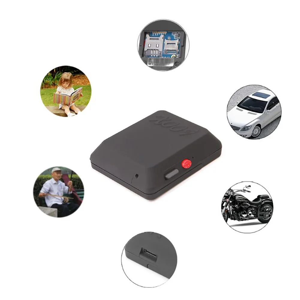A8 Mini GPS Tracker Video Recording Car Pet Anti-Lost Locator with Camera SOS