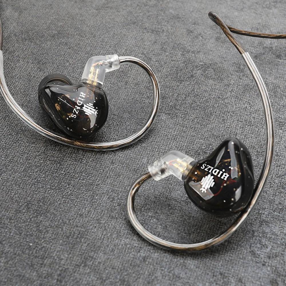 Earphones Hidizs MS1 Rainbow In Ear HiFi Audio Wired Audiophile Dynamic Diaphragm Hi Fi IEM Earphones With Detachable Cable