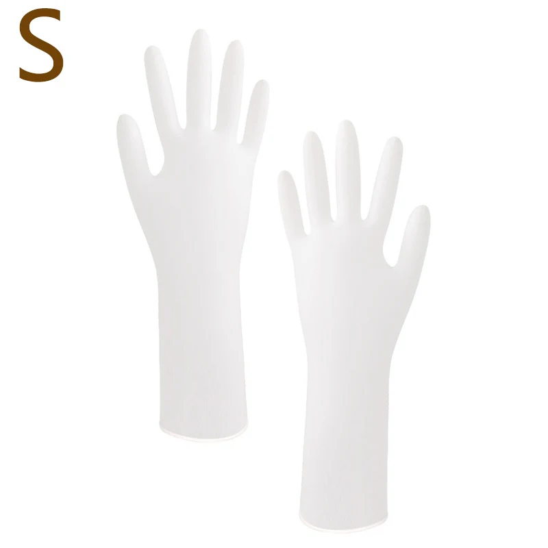 100 шт 3 цвета одноразовые латексные перчатки для мытья посуды/кухни/медицинских/рабочих/резиновых/садовых перчаток универсальные для левой и правой руки