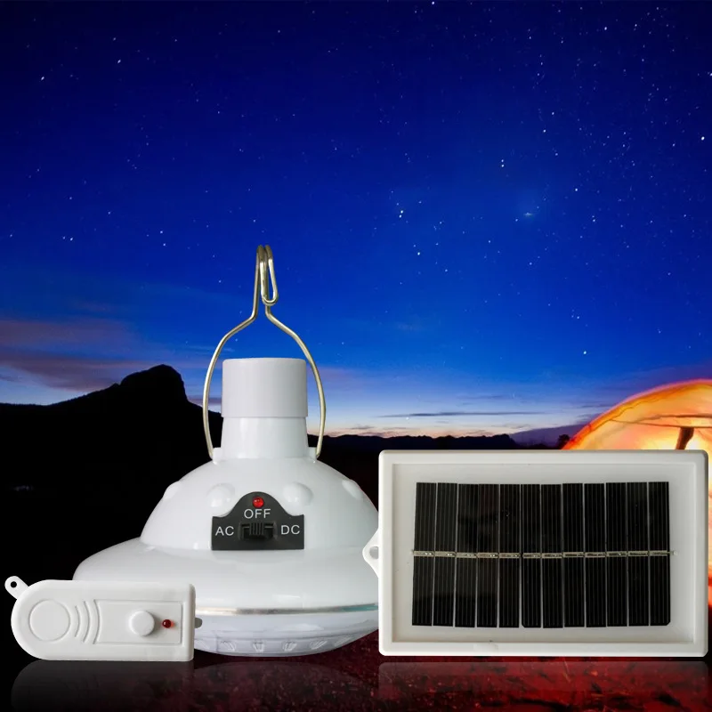 

Cross-Border Solar Energy 22led round Remote Control Lights Camping Split Floodlight Emergency Light Charging Factory Direct