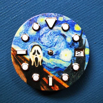 

Free Delivery Made for Starry Full Luminous Seikomodify Diving Modification Accessories Samurai Skx007 Abalone Large mm Small mm