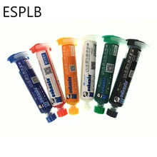 Masque de soudure pour Circuit imprimé PCB BGA, 6 couleurs, vert/rouge, UV, huile de Flux, 10ml
