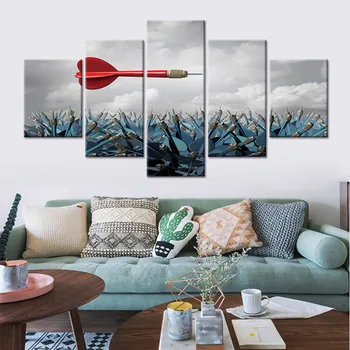 

Prints Art Wall Canvas Painting Modern Prints Darts sport Posters Pictures Wall Decoration