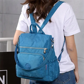 

2020 Backpack Women Solid Color Backpack Fashion Women Shoulder Bag For Teenage Girl School Bag Children Backpacks Travel Bag