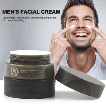 

Men's Facial Cream Transparent Hyaluronic Acid Moisturizing Hydrating Oil Control Anti Aging Whitening Day Face Cream For Men