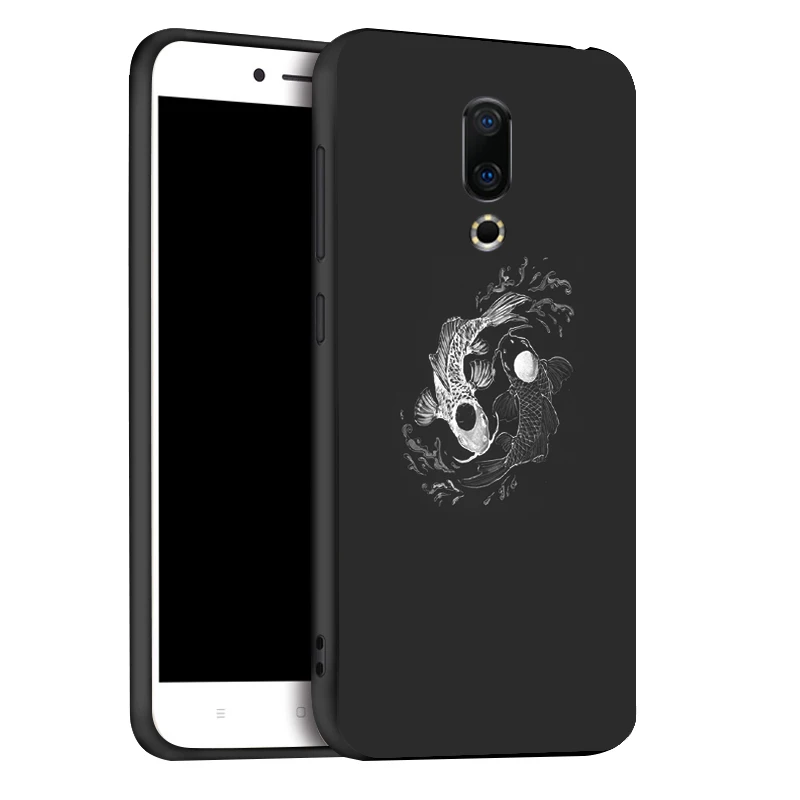 Типа «сделай сам» чехол для телефона для Meizu 16th 16x16 плюс чехол полиуретан) и силикона с откидной чехол для Meizu M15 15 lite Чехлы для крышки Fundas бампер Shell - Цвет: x090