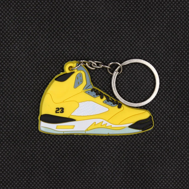 Мини-брелок для ключей для мужчин и женщин, Красочные кроссовки, брелок для баскетбольной обуви, брелок для ключей