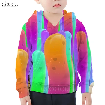 

Colorful Noodles Hoodie Baby Boy 3D Print Hand-Pulled Noodle Baby Girl Hoodies Childrens Tracksuit Casual Family Fitted Tops
