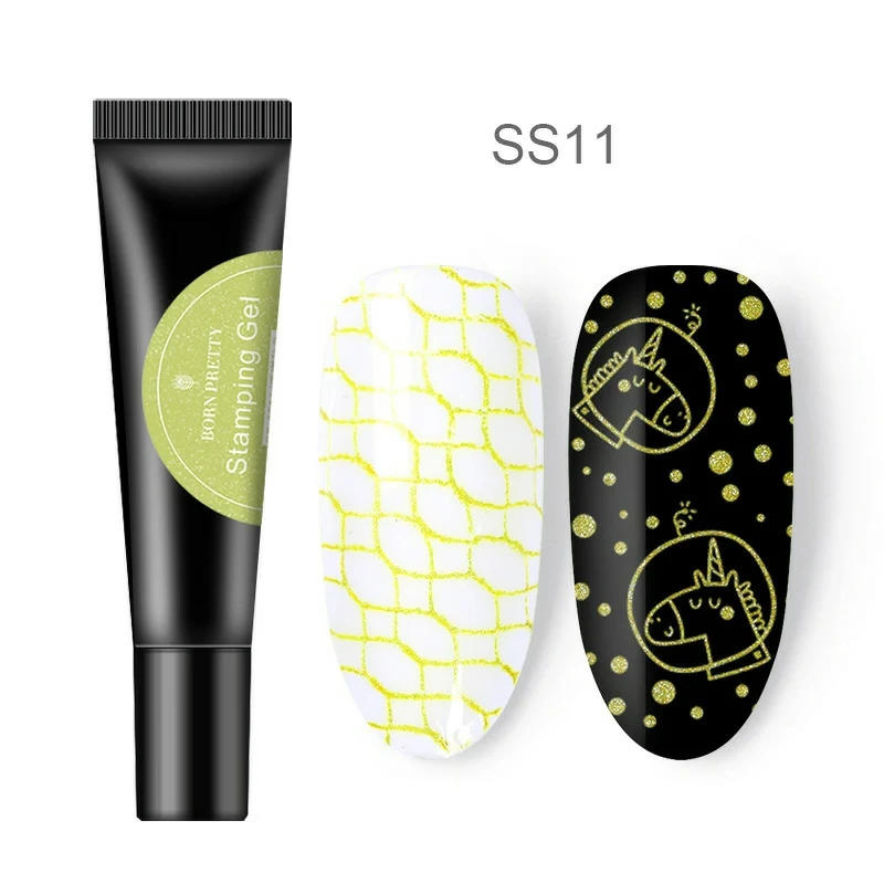 BP-SS11 Гель-лак для ногтей BORN PRETTY, 8 мл, чистый цвет, блестящий, серебристый, золотой, отмачиваемый, УФ-Гель-лак для начинающих - Цвет: BP-SS11