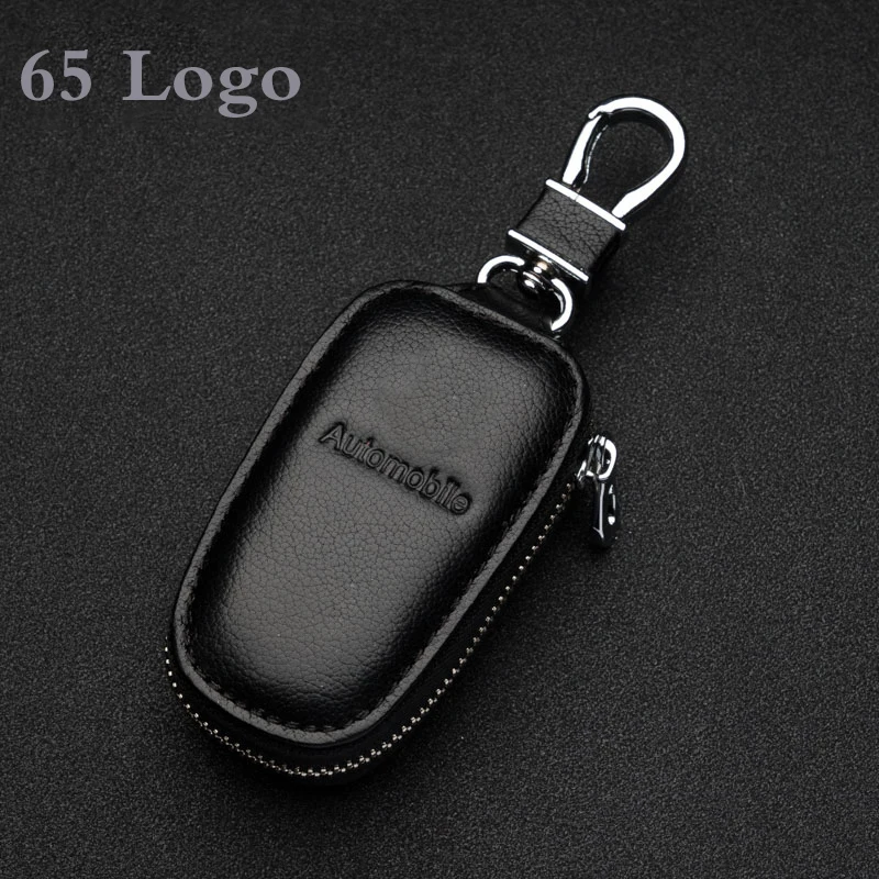 

Leather Car Key Cover Square Zipper Key Case With Logo For Buick Peugeot Chevrolet Jaguar Land Rover Infiniti Jeep Lincoln Acura
