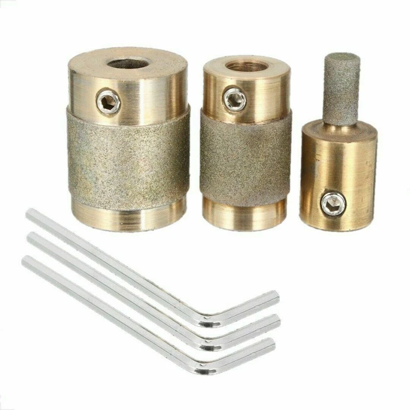 1 Inch 3/4 1/4 Stained Glass Diamond Grinder Bit Head Tools 3 Sizes Brass Core | Инструменты