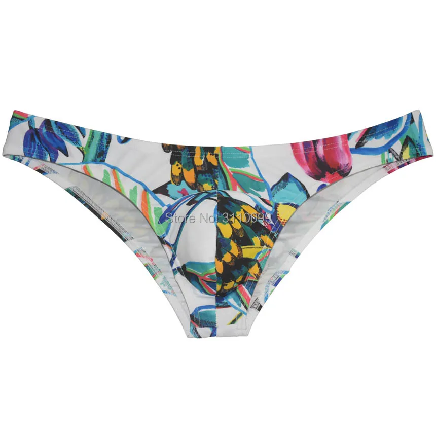 Men's Fitness Cheeky Pouch Briefs Pucker Rear Bodybuilding Posing Trunk Bikini Underwear