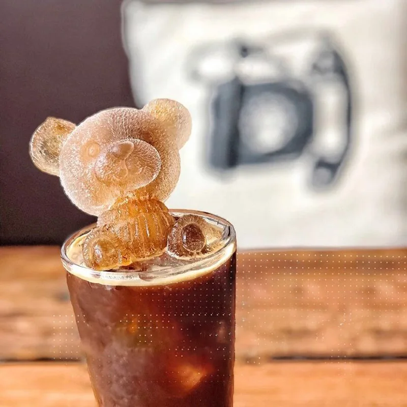 3D игрушка вязаная медведь собака силиконовая форма помадка торта границы формы
