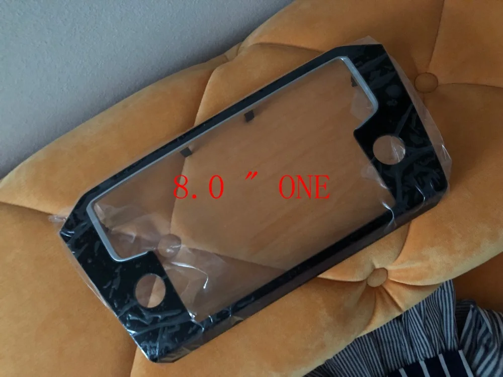 Для VW Passat B8-MIB 3 CD 9,2 8,0 обшивка коробки черная краска радио рамка панель CD пластины - Название цвета: 8.0 INCL ONE
