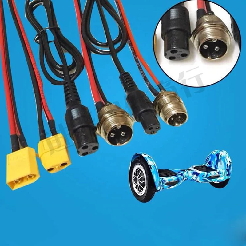 Lithium Battery eBike ebike Balance Car Charging Socket Charger Interface Cable Wire Connector