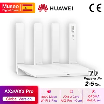 

Global Version HUAWEI WiFi AX3 / WiFi AX3 Pro Wireless Router Dual-core WiFi 6+ 3000Mbps 2.4GHz 5GHz Dual-Band Gigabit Rate
