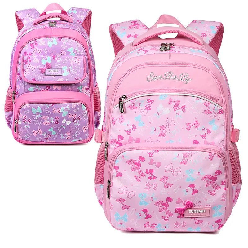 

Sun Item sunbaby GIRL'S School Bag Schoolbag for Elementary School Students Girls 3-4-6 Grade CHILDREN'S Rucksack Backpack