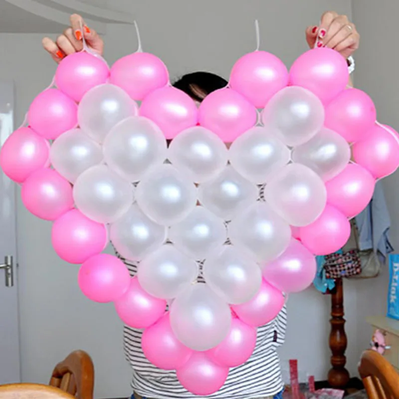 Ballon Background wall Wedding Decoration 7531cm Latex Balloons Mesh Knitted Ball Grid Festival Supplies Birthday Decoration (4)