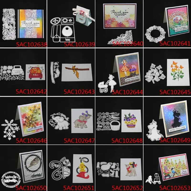 Металлические режущие штампы в виде слона Трафаретный Скрапбукинг штамп для