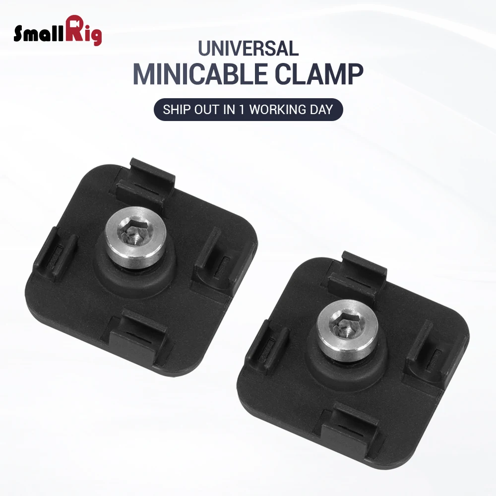 

SmallRig DSLR Camera Rig Mini Cable Clamp for Tethering Cables (2 pcs) 2335