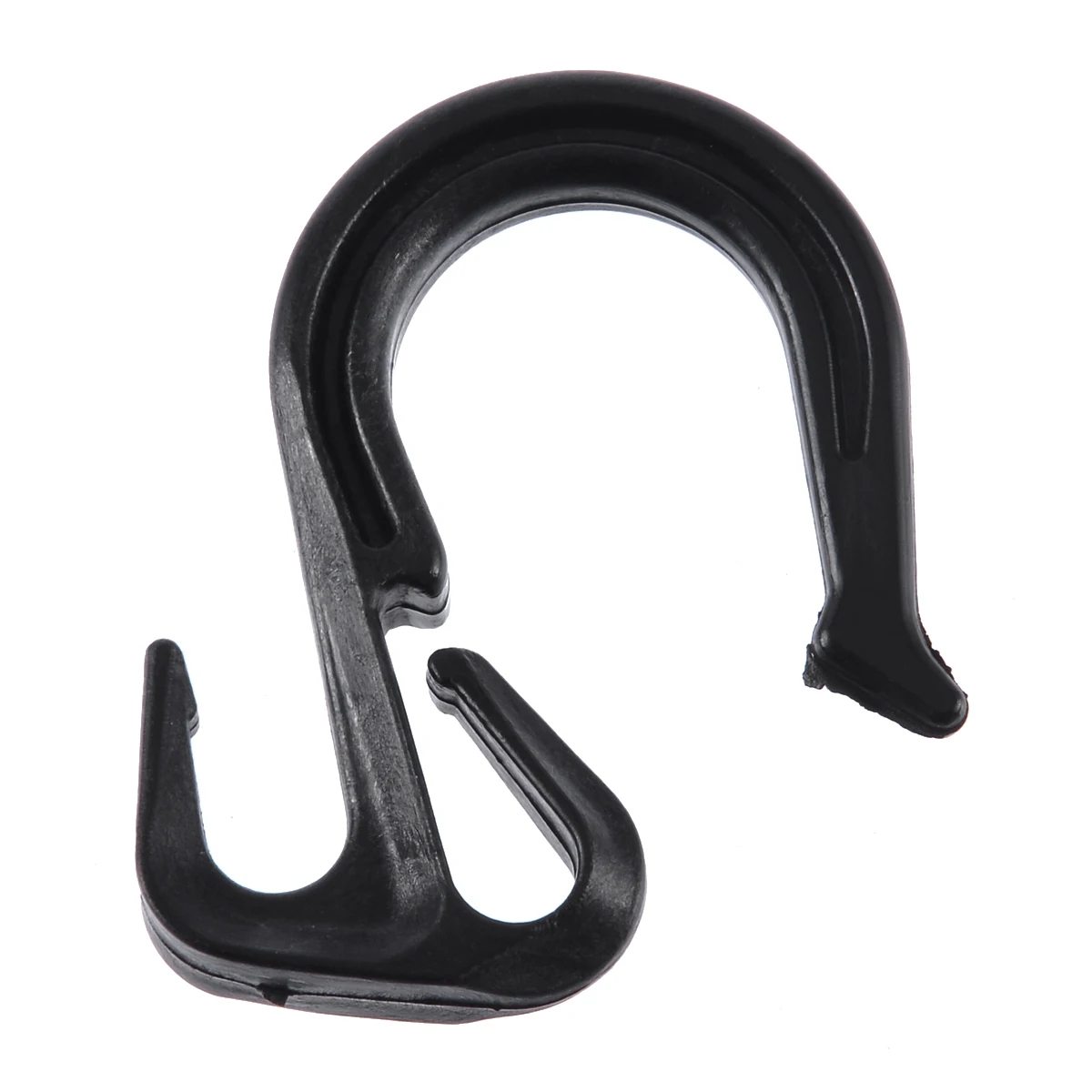 For Motorcycle Off-Road ATV 1PC 15"x15" Hold Down Helmet Cargo Luggage Net With 6 Black Adjustable Moto Hooks Mayitr