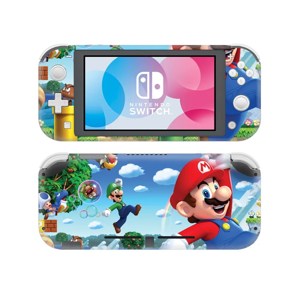 Новые наклейки для игровой кожи Супер Марио для Nintendo Switch Lite консоль контроллер защита кожи виниловая наклейка NS Lite аксессуары