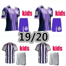 Новинка,, настоящий футбольный свитер valladolid, Детский комплект, настоящий Valladolid Jaime Mata Michel Borja Luismi Jaime, Детские майки