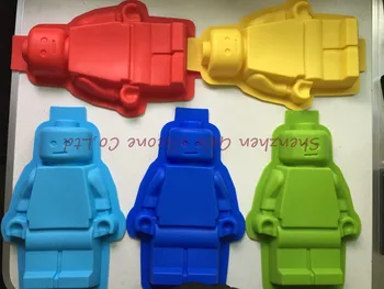 

100pcs DIY Fondant Cake Decorating Tools Foodgrade 100% Silicone Mold Super Big Robot Cake Mold Ice Mold Baking Pan