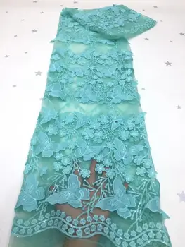 

France Net Lace Fabric 2019 Latest African Lace Fabric&Embroidery Net Tulle Fabric High Quality sequins French Lace Fabric