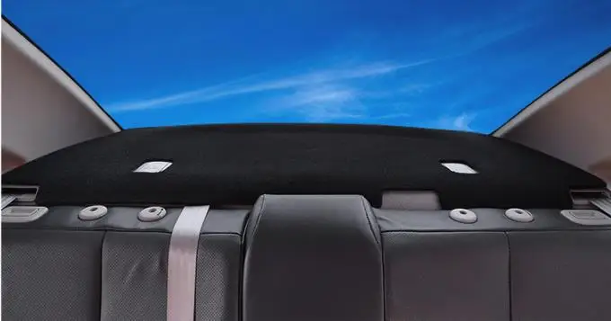 Для Citroen c-Elysee- задняя оконная Подушка Защита от солнца и пыли украшение для автомобиля - Название цвета: Черный