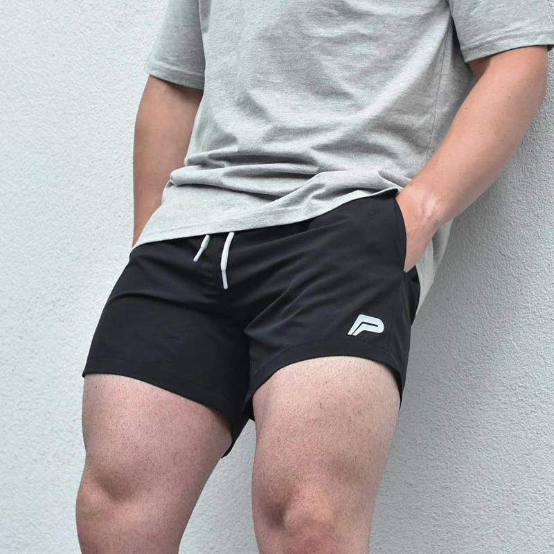 Новые летние мужские шорты для фитнеса бодибилдинга мужские сетчатые дышащие быстросохнущие Модные Повседневные Шорты Для Бега спортивная одежда