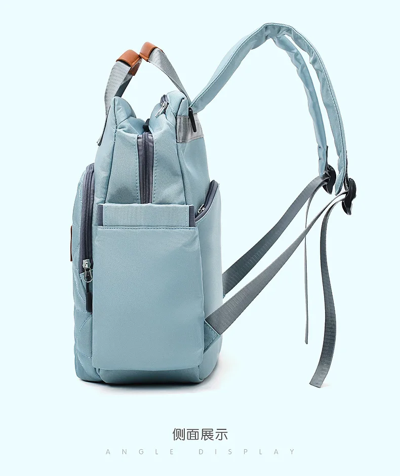 Snailhouse Mummy Backpack Bag Large Capacity Maternal Nappy Diaper Bag Travel Stroller Hanging Bag Nursing Bag For Mom Baby Care