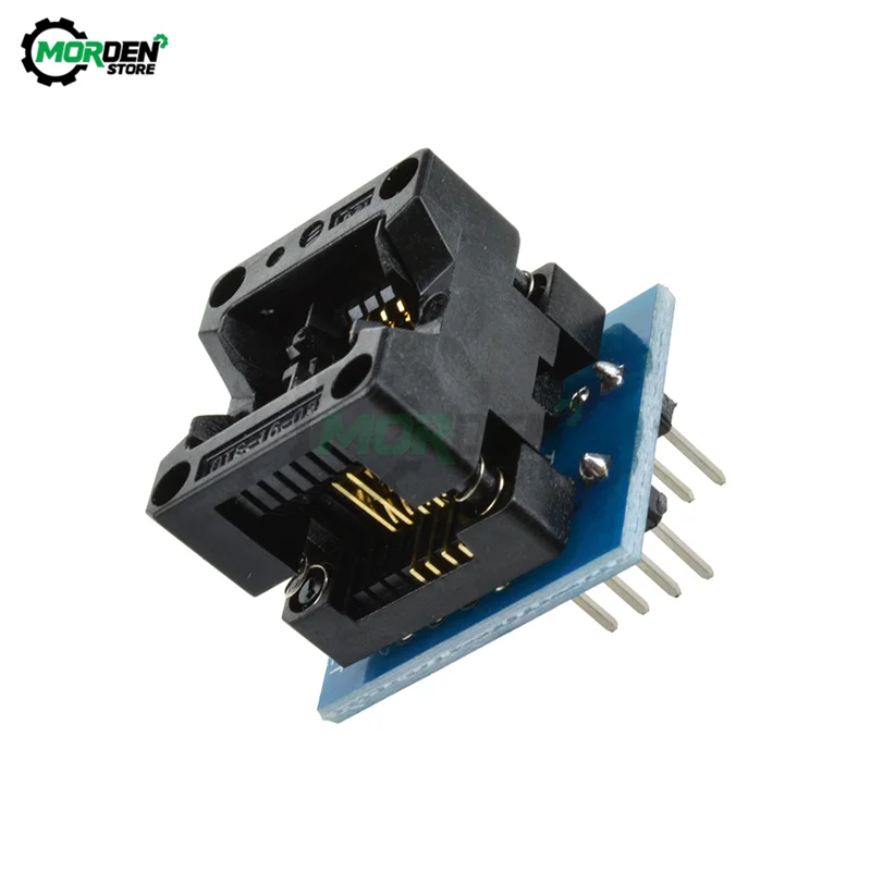 QUARKZMAN - Support De Socket Pour Puce DIP 8 Broches, Pas 2,54 Mm, Pour Circuits Imprimés (Lot De 4)