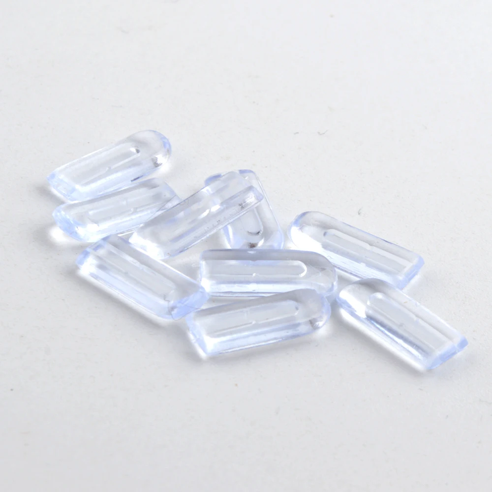 50Pairs(100pcs) Insert type Anti Slip PVC Nose Pads For Eyeglasses Sunglass Glass Spectacles Eyewear Glasses Nose Pads