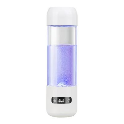 500ml SPE/PEM Smart Led Portable Hydrogen Generator Water Filter Ionizer Pure H2 Rich Hydrogen alkaline Bottle