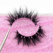 Роскошные накладные ресницы Visofree 5D из норки, пушистые накладные ресницы из норки, инструменты для макияжа, ручной работы, норковые ресницы K16