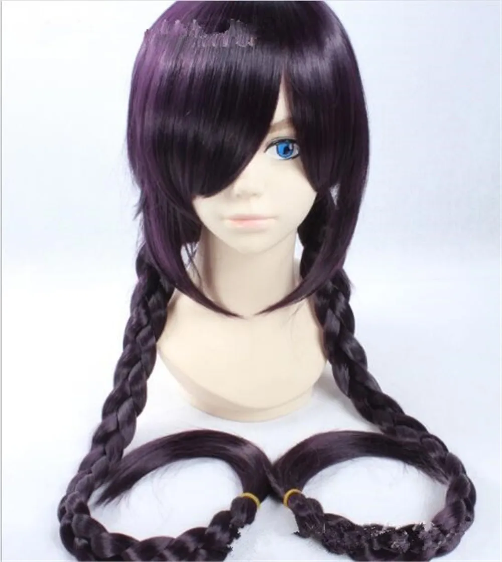 Danganronpa Dangan-Ronpa Toko Fukawa модный длинный карнавальный костюм вечерние парики A1063 |