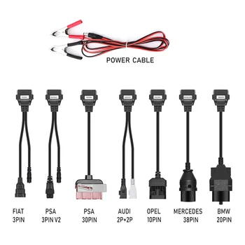 

8PCS OBD2 Adapter Cables vci OBDII Car Diagnostic Interface Tool diagnosis Car Cable TCS Pro plus vd ds150e
