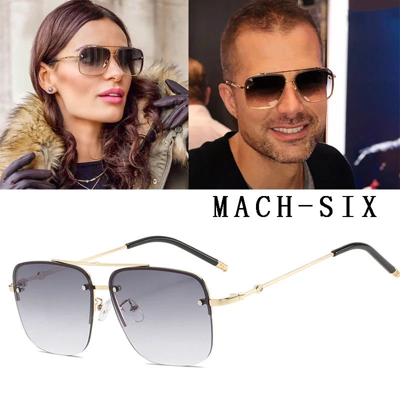 DPZ новинка модные классические очки Mach шесть стилей градиентные солнцезащитные